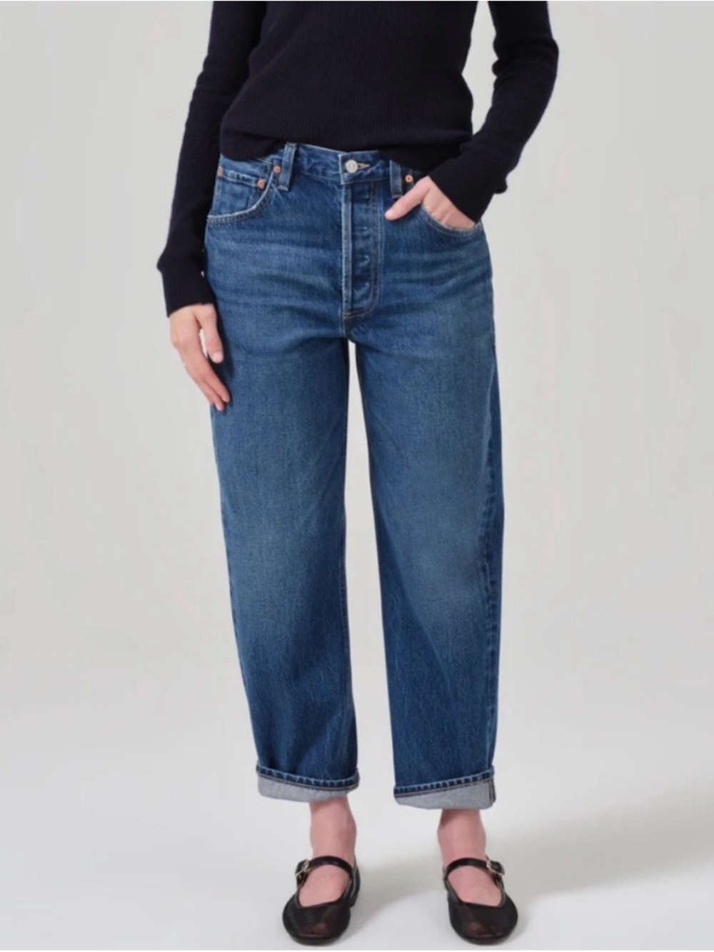 Citizens Of Humanity dahlia bow leg baby roll NWT